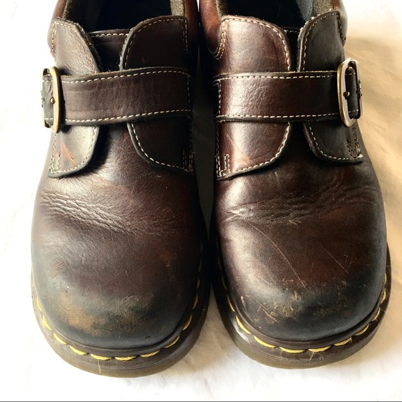 Dr. Martens Shoes - {Dr. Martens} Sz 8 Monk Strap Brown Oxfords